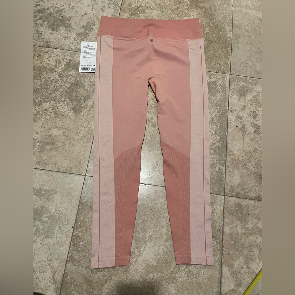 Lululemon Ebb To Train Tight Abstract Women's Sz 10 NWT